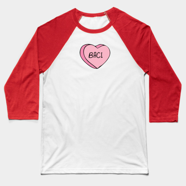 Baci Baseball T-Shirt by Laura Contarino