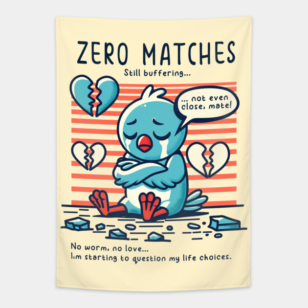 ZERO MATCHES Tapestry by Fabrik