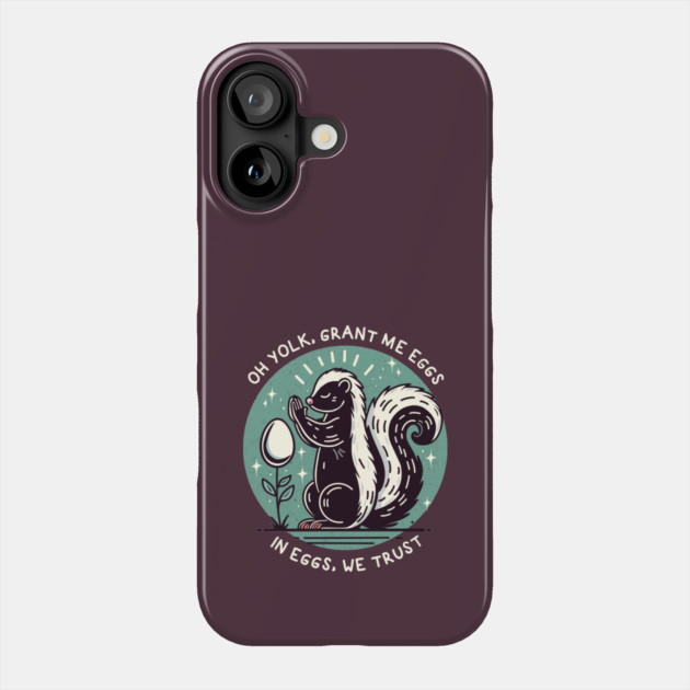 IN EGGS, WE TRUST Phone Case by Fabrik