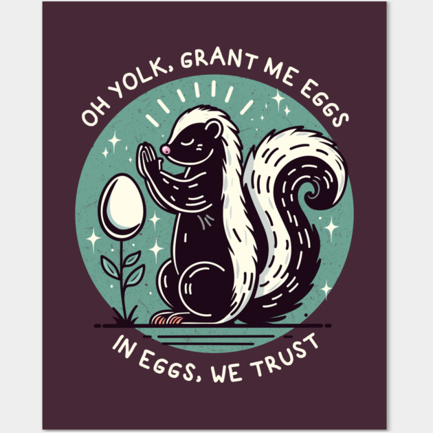 IN EGGS, WE TRUST Wall Art by Fabrik