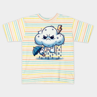Angry Cloud Kids T-Shirt