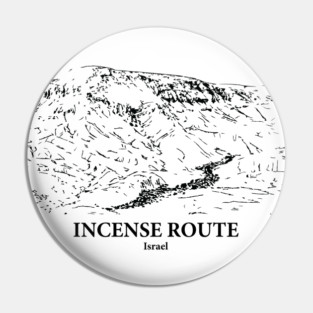 Incense Route - Israel Pin