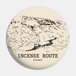 Incense Route - Israel Pin