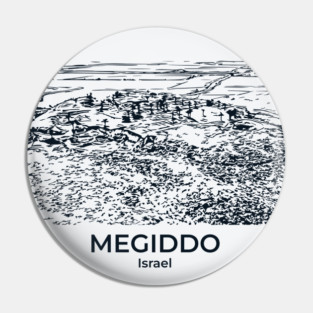Megiddo - Israel Pin
