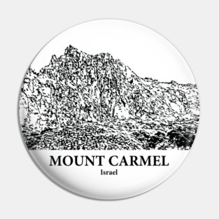 Mount Carmel - Israel Pin