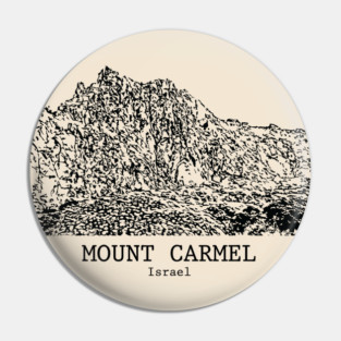 Mount Carmel - Israel Pin