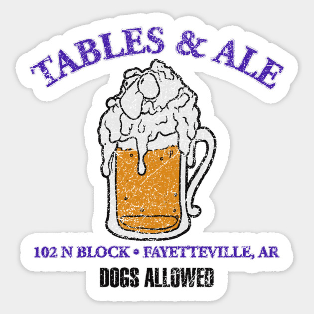 Tables & Ale Sticker by rt-shirts