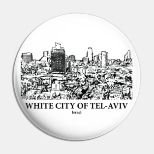 White City of Tel-Aviv - Israel Pin