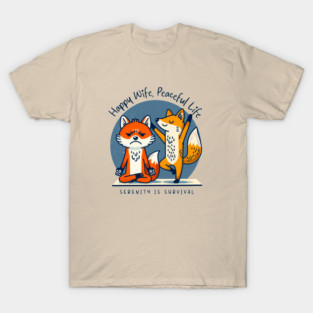 HAPPY WIFE, PEACEFUL LIFE T-Shirt