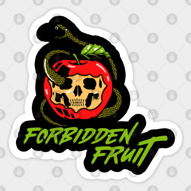 Forbidden Fruit Sticker by The Patron