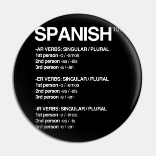 Spanish Language 101 Pin