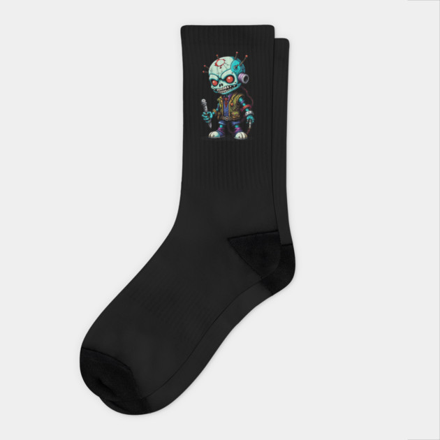 Voodoo Doll Tech Socks by Grave Digs
