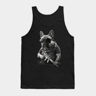 Tactical Frenchie Tank Top