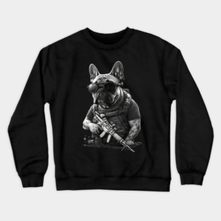 Tactical Frenchie Crewneck Sweatshirt