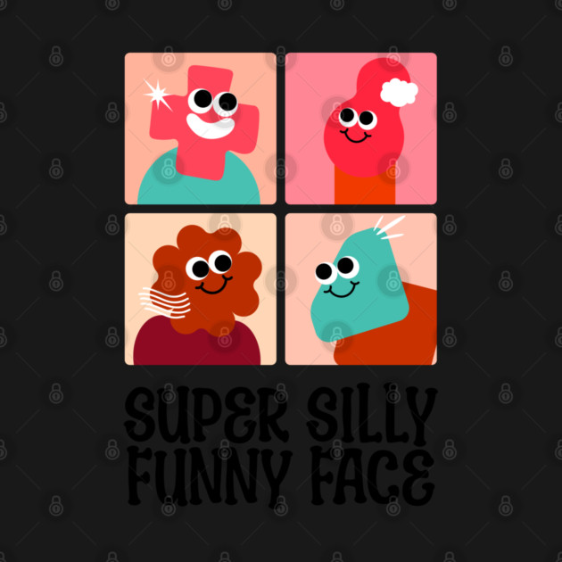 Funny Face Kids T Shirt by TEENIE DESIGN