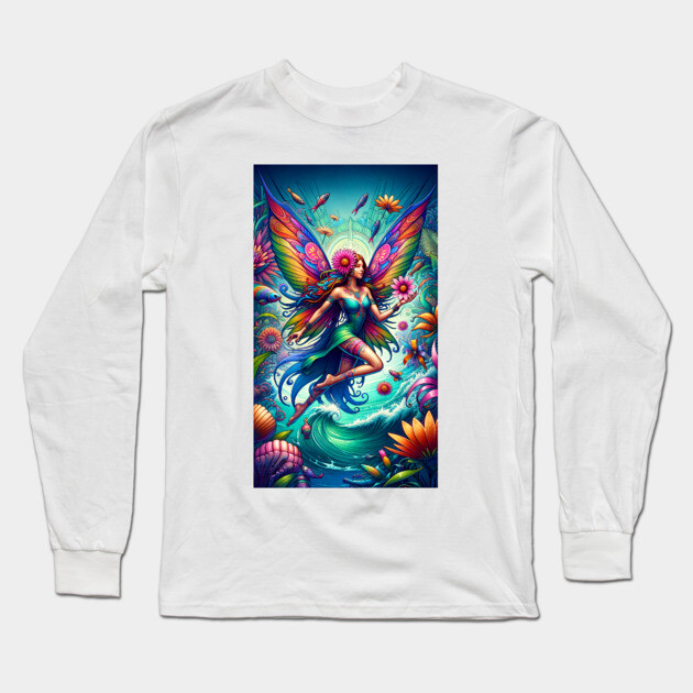 Belize Fairy Long Sleeve T-Shirt by HolidayBug