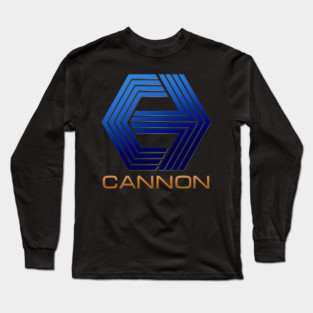 Cannon Films - Classic Retro 80's Film Logo - Action Movies Long Sleeve T-Shirt