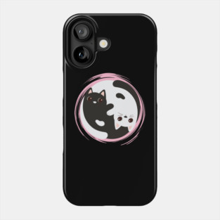 Yin & Yang Meowgic Phone Case