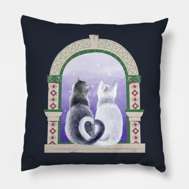 Paws & Stardust Pillow by Premachandra's Store