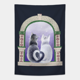 Paws & Stardust Tapestry
