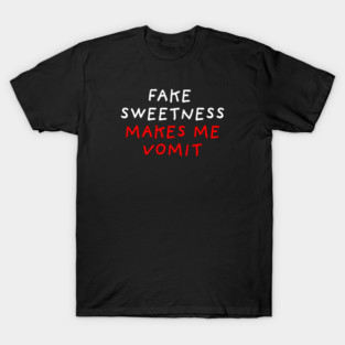 Fake Sweetness | Black T-Shirt