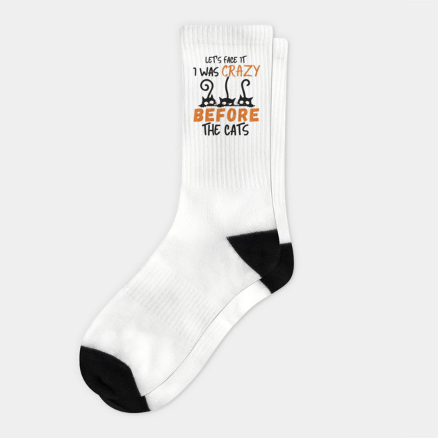Crazy Cat Chronicles Socks by Premachandra's Store