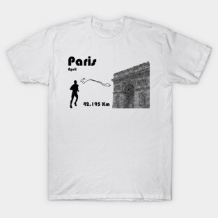 Paris marathon T-Shirt