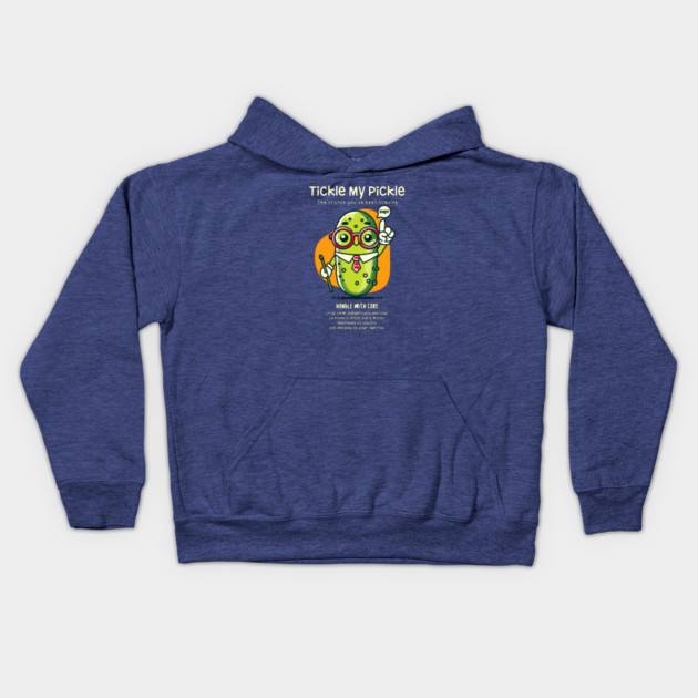 TICKLE MY PICKLE Kids Hoodie by Fabrik
