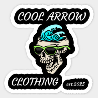Cool Arrow Clothing Sticker