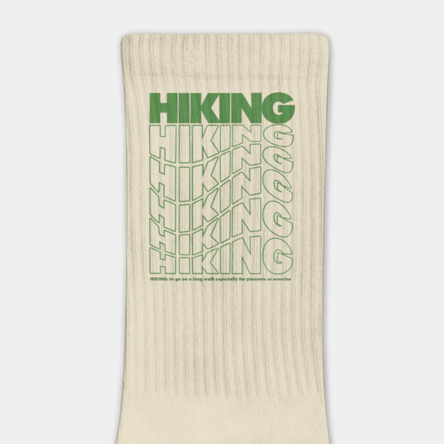 Hiking words modern design by Vinokurio