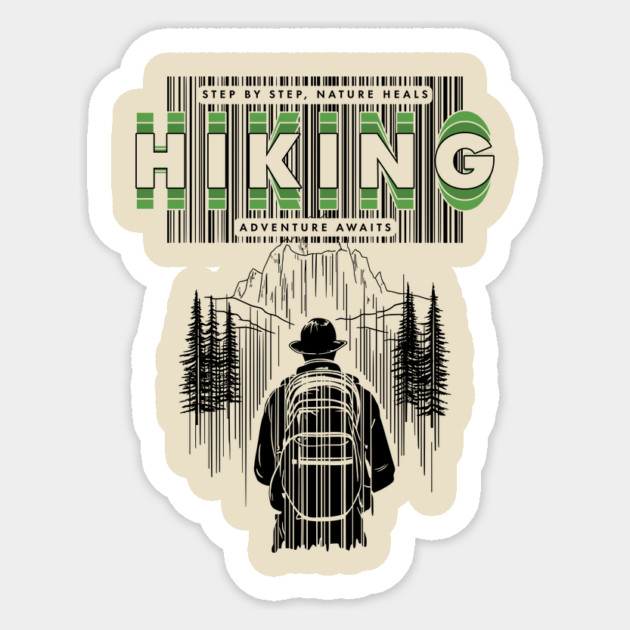 Step by Step Nature Heals Sticker by Vinokurio