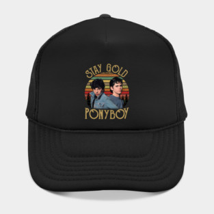 Stay Gold Ponyboy Vintage Movie Quotes Hat