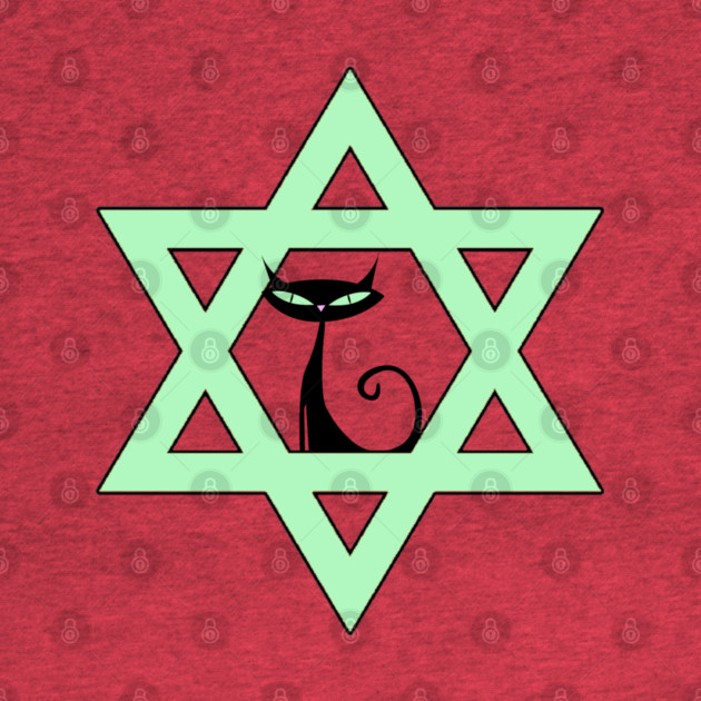 Jewish Kitty Cat Star of David by HolidayBug