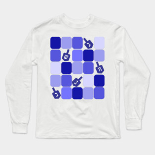 Patchwork Dreidels Long Sleeve T-Shirt