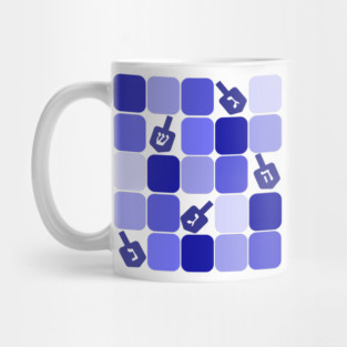 Patchwork Dreidels Mug