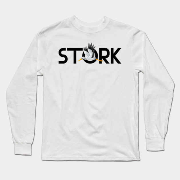 Stork Day Long Sleeve T-Shirt by HolidayBug