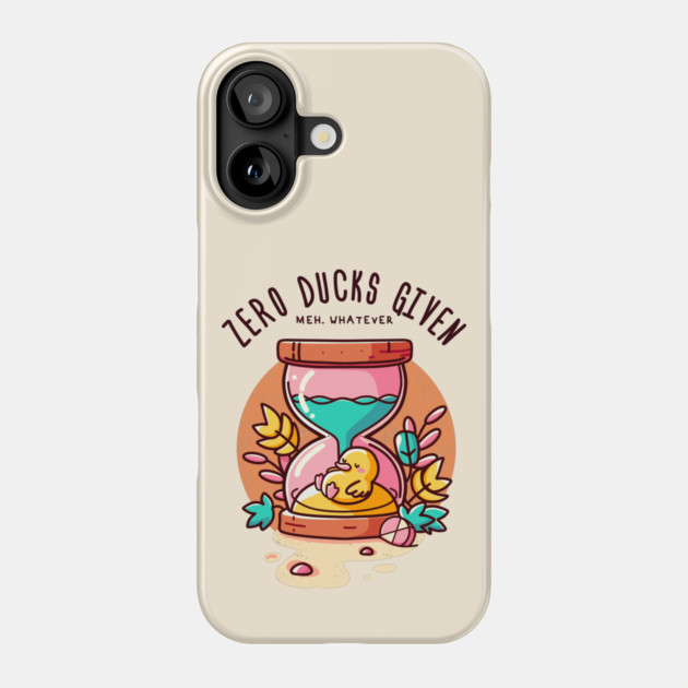 ZERO DUCKS GIVEN Phone Case by Fabrik