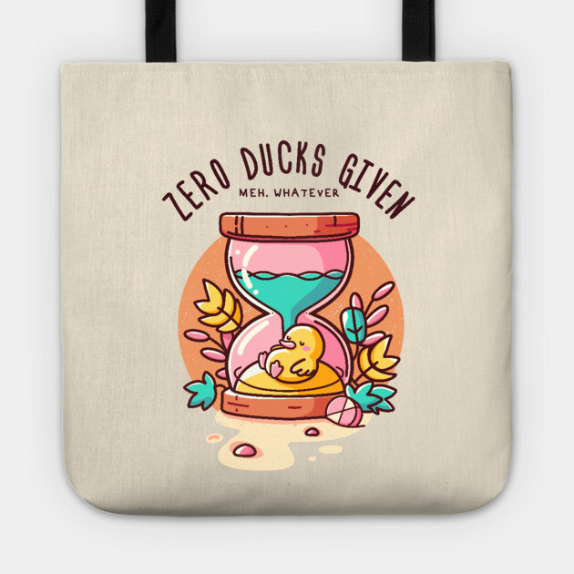 ZERO DUCKS GIVEN Tote by Fabrik