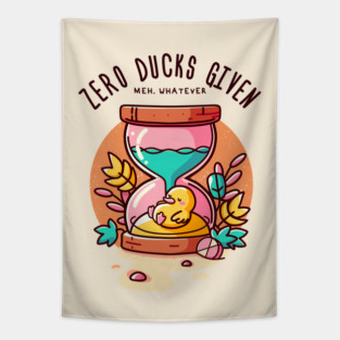 ZERO DUCKS GIVEN Tapestry