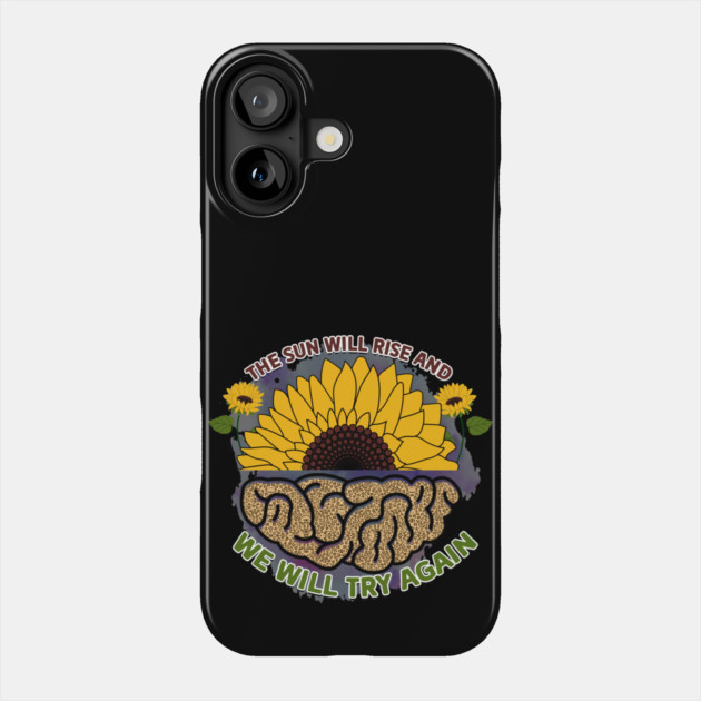 Mind Matters: Spread Positivity and Self-Care Awareness Phone Case by Steve