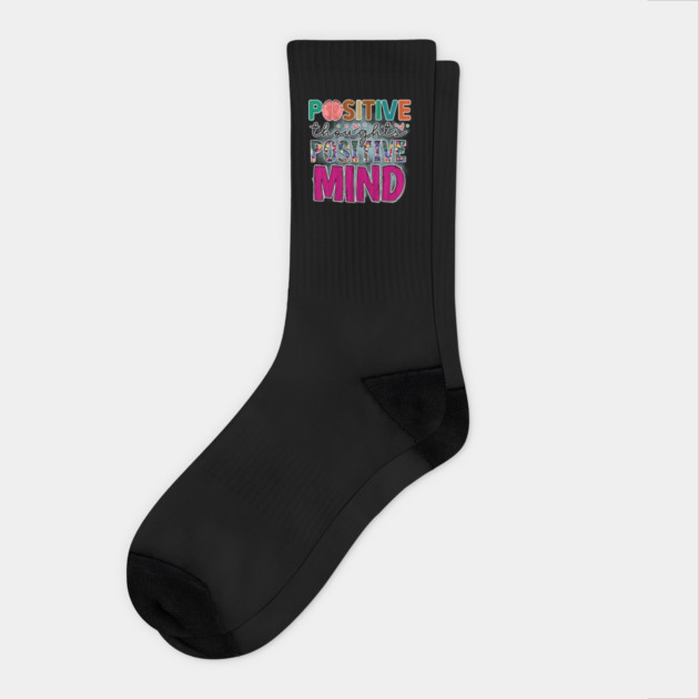 Mind Matters: Spread Positivity and Self-Care Awareness Socks by Steve