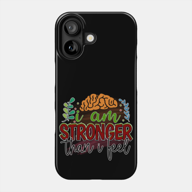 Mind Matters: Spread Positivity and Self-Care Awareness Phone Case by Steve