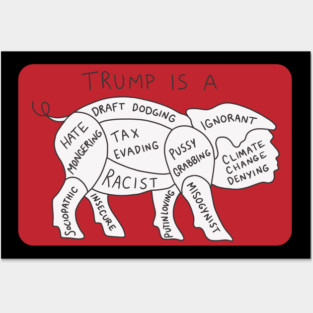 Trump Pig Posters and Art
