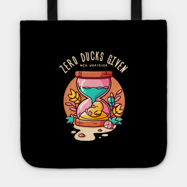 ZERO DUCKS GIVEN Tote by Fabrik