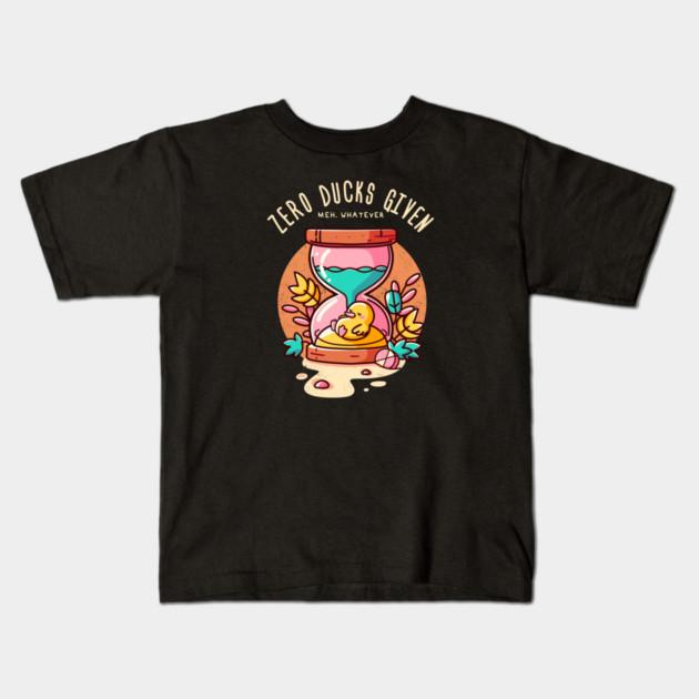 ZERO DUCKS GIVEN Kids T-Shirt by Fabrik