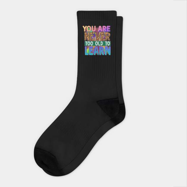 Mind Matters: Spread Positivity and Self-Care Awareness Socks by Steve