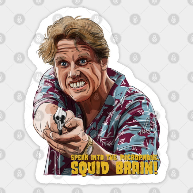 Point Break: Squid Brain Sticker by 51Deesigns