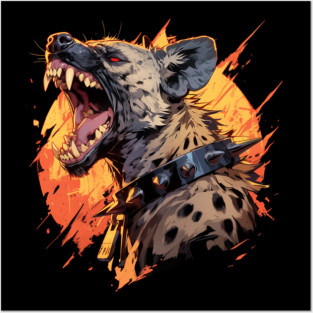 hyena Posters and Art