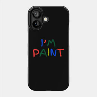 I Heart Love To Finger Paint I'm Paint Cute Couple Valentine Phone Case