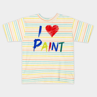 I'm Paint Cute Couple Valentine Kids T-Shirt